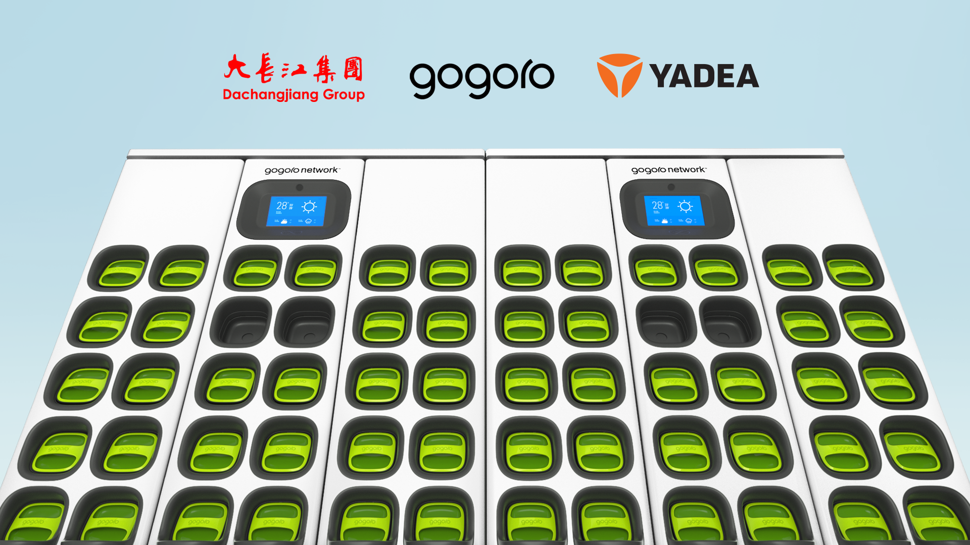 Gogoro Battery Swapping in China from Yadea and DCJ